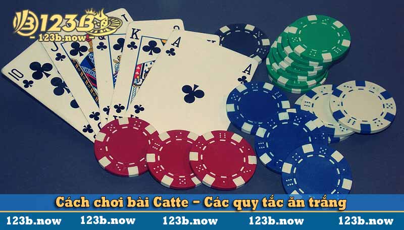 Cách chơi bài Catte - Các quy tắc ăn trắng